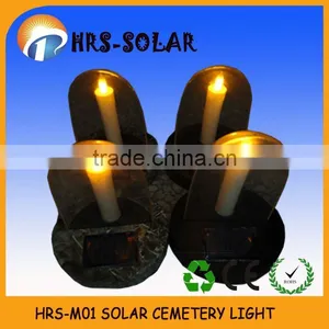 Solar Grave Light ;Memorial Light;Cemetery Lamp thumbnail-1