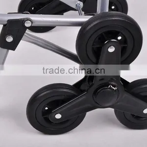 Foldable Supermaket Grocery Shopping Trolley With Folding Chair Seat thumbnail-5