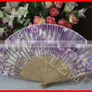 Customized Logo Printing Silk Gift Fan thumbnail-3