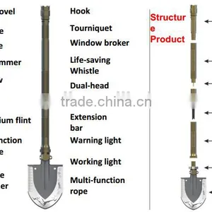 Multifunctional Outdoor Shovel EXS-4 thumbnail-1