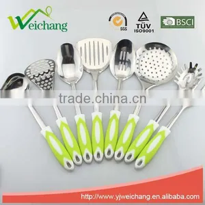 WCR127 Premium Stainless Steel Utensils Spoon Cooking Utensil Gadgets Set With TPR Handle thumbnail-4