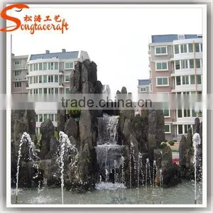 Can be Customized Artificial Waterfall Solar Fountain Garden Decorative Landscape Artificial Waterfall Fountain thumbnail-5