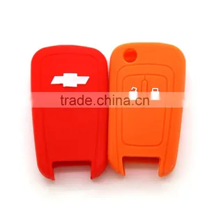 China Supplier Eco-friendly Waterproof Silicone Car Key Cover for Chevrolet thumbnail-1