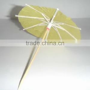 Solid Color Small Paper Cocktail Umbrella Sticks thumbnail-5