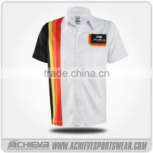 Racing Pit Crew Shirt Wholesale/Racing Custom Dartsshirts thumbnail-1