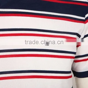 Men 's Factory Cheap Wholesa Flat Knit Stripe T-shirt thumbnail-6