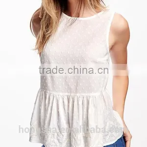 2016 Fashion Embroidered Peplum Top for Women HST8060 thumbnail-4