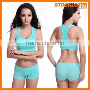 2016 Wholesale Cheap Bulk Stocklot Sports Bra thumbnail-2