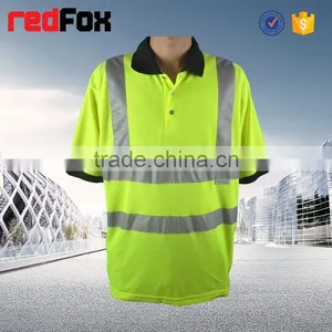 Warning T-shirt Truck Reflect Safety Red T-shirts Polo 3m Safety T-shirt thumbnail-1