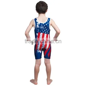 Dry Fit Breathable Wrestling Singlets Could Plus Size thumbnail-4