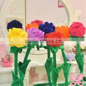 Plush Beautiful Home Decoration Vases Wall Decor Mural Flower Simulation Valentine's Day Gift and Wedding Decoration thumbnail-5