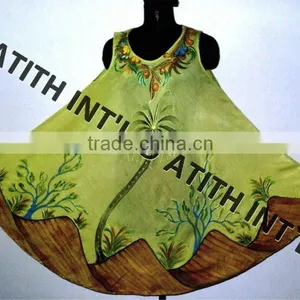 RAYON CREPE UMBRELLA DRESS thumbnail-1