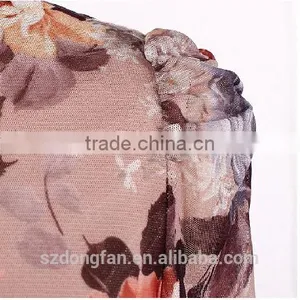 New Design Ladies Clothes Flower Fancy Dress Costumes Custom Dress Shirts With Seeve thumbnail-2