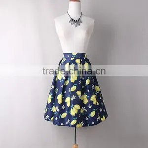 Z&M Floral Skirt High Waist Skirt Lady Skirt Lady Skirt thumbnail-2