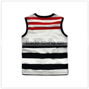 2016 Boy Breathable Comfortable Cotton Sleeveless Printing Round Collar Vest thumbnail-2