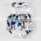 ShiJ Toddler Baby Clothing Fancy Linen Print Baby Girls Romper Set thumbnail-5