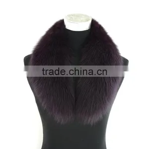 Myfur Wholesale Natural Red Fox Fur Collar Detachable Real Fur Collars thumbnail-3