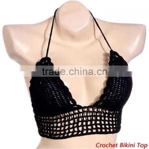 Personalized Summer Crochet Bikini Top thumbnail-3
