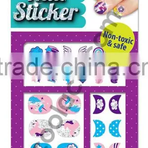 Kid Glitter 3D Nail Sticker Unicorn Nail Art Foil Gel Nail Sticker thumbnail-1