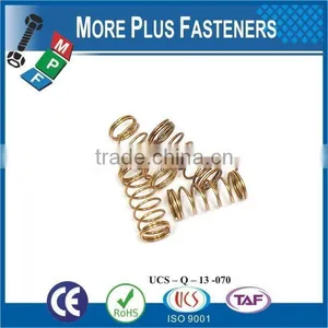 Made IN TAIWAN High Qualiy Small Spring Stainless Steel Spring Brass Spring thumbnail-1