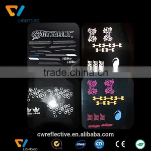 High Light Glow in the Dark Washable Reflective Clothes Tag Brand thumbnail-4