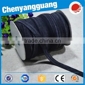 2017 Fashion White and Black Nylon Webbing Folded Over Elastic for Clothing Bag Jeans T-shirt thumbnail-5