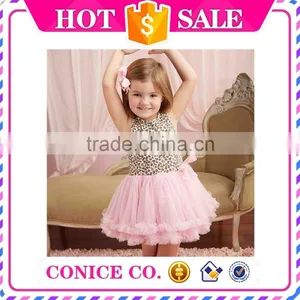 Summer Baby Girl Fluffy Tutu Dresses Pettiskirt With Leopard Pattern for Girls of 3 Years Old thumbnail-1