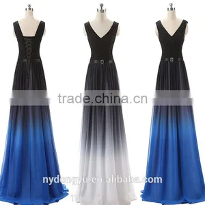Gradient Evening Dress Bridal Dress/ yg Flower xx Gradient Maxi Bridal Dress/evening Wedding Dress thumbnail-2