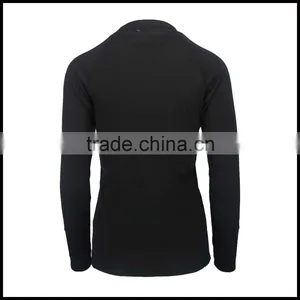 W15-ACC-W-01-C Black 100% Polyester T-shirt For Women Long Sleeve thumbnail-2