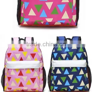 Muti-color Triangle Lovely School Kindergarten School Kids Bags thumbnail-2