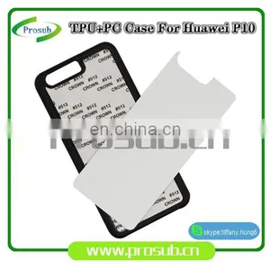 2d Sublimation Heat Transfer PC +TPU Silicon Blank Cell Phone Case for Prosub-Huawei P10 thumbnail-2