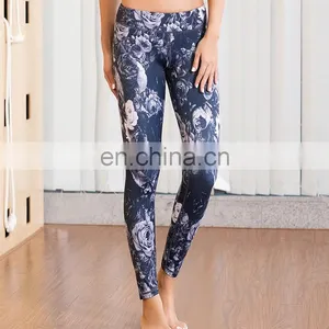 Polyester With Spendex Lycra Tight Leggings Wholesale OEM Design for Sale thumbnail-1
