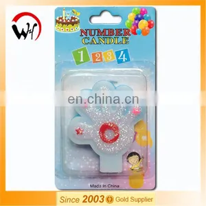 Baby Shower Hand Shpe Candle Made in China Number Candle Factory thumbnail-1