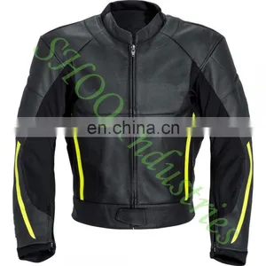 Leather Motorcycle Jacket,Fashion Motobike Jacket , Ladies Sports Jacket , Racer Wears thumbnail-3