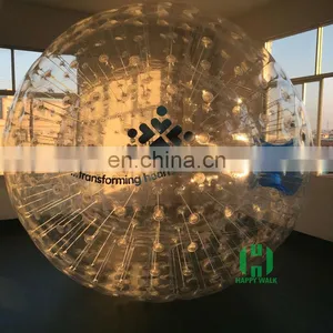 HI Cheap 0.8mm PVC 2m Giant Clear Plastic Kid Size Hamster Ball for Sale thumbnail-1