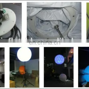 Hot! Inflatable Led Tripod Stand Lighting Balloon, Purple Advertising Lighting Balloon for Stage Decoration thumbnail-2