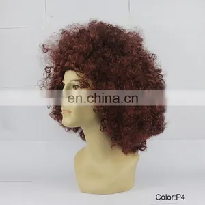 Funny Wig Clowns Fans Wig Party Fancy Dress Hair Wig P4 thumbnail-2
