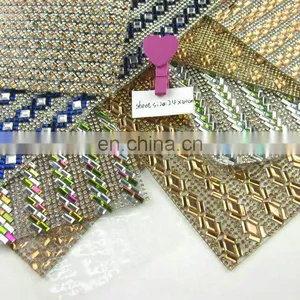 FREE SAMPLE Hot Fix Rhinestone Mesh for Shoe Decoration thumbnail-5