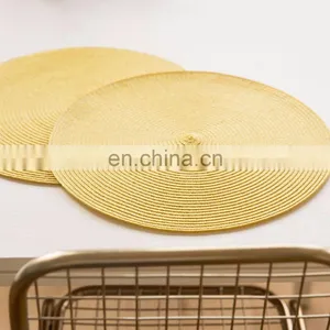 Round Plastic Metallic Placemat thumbnail-5