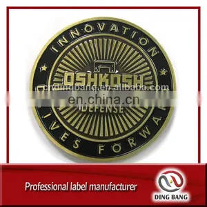 High Quality Metal Crafts Custom Made Embossed Logo And Color Enamel Type Unique Old Style Metal Souvenir Coin thumbnail-1