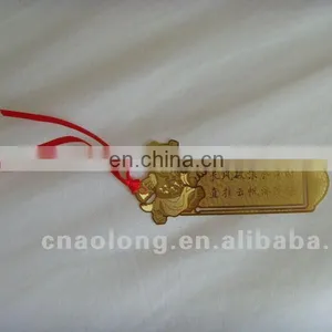 Craft Cooper Metal Bookmark/book Marks With Laser Engraving thumbnail-1