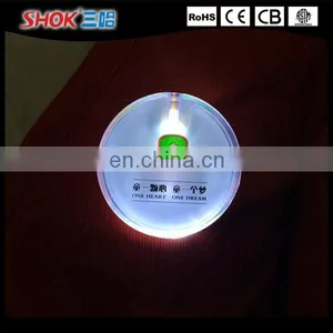 Factory Supplies Logo Customized Design Flashing Led Badge thumbnail-1
