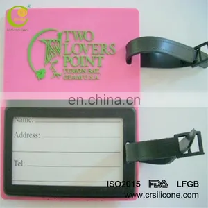 DR Factory Cheap High Quality Soft Rubber Customized Tags Pvc Luggage Covers Tags thumbnail-1