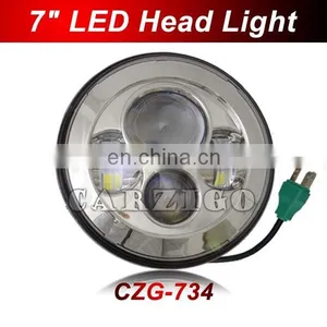 Chinese Fair Show IP68 4*4 7 Inch Round Head Light for Jeep jk Motorbike thumbnail-3