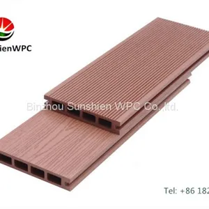 Sunshien WPC Hollow Decking Waterproof and Anti-UV Floor thumbnail-1