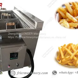 200KG/H Electric Heating Automatic French Fries Frying Machine Equipment Commercial thumbnail-3