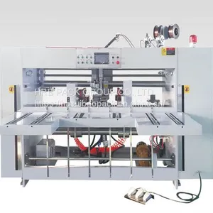 Semi-Auto Double Piece Corrugated Paperboard Stitching Machine /Carton Box Making Machine thumbnail-1
