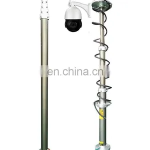 8 Meter Aerial Pole Photography Vehicle Mounted Fast Mast thumbnail-4