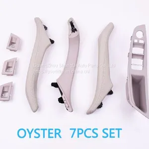 7 Colors 7PCS RHD Right Hand Driver Interior Door Quality Leather Pull Handle Set for BMW 5 Series F10 520 523 525 528 530 535 thumbnail-3