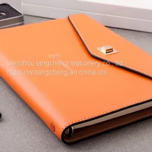 2020 New 6 Ring Bind Notebook Custom a5 Planner Kraft Diary Calendar Card Holder Logo Printing Notebook thumbnail-2